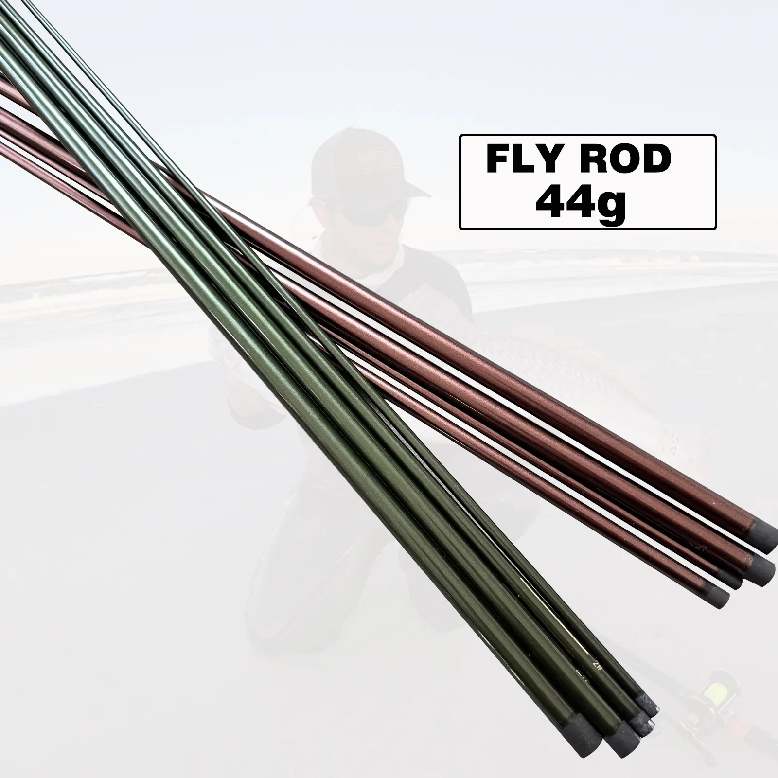 Xuất Khẩu 4 phần bàn giao Fly câu cá Fly Rod khoảng trống Swing Rod dòng lông Mồi câu cá Rod 2.7m