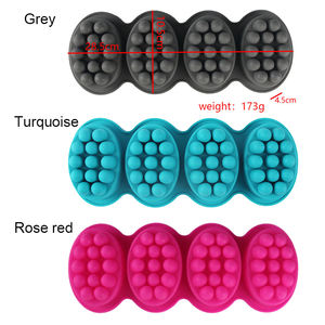 Moldes de silicona para jabón de masaje, bandeja de molde de silicona para pan ovalado grande decorativa hecha a mano, gran oferta - Product Image 2