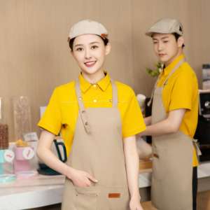 2025 Custom Apron Logo High Quality OEM Factory Promotional Waterproof Other Material Eco-Friendly <b>Pocket</b> Classic Style Cleaning - Product Image 3