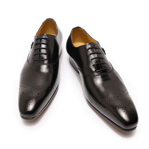 Zapatos Oxford Negros Formales de Plataforma, Estilo Británico de Lujo, para Hombre - Product Image 5