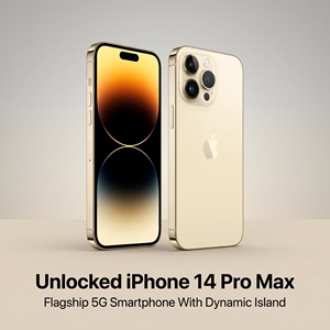 Wholesale Unlocked <strong>iPhone</strong> 14 Pro Max Gold 128GB Original Smartphone High Quality Mobile Phone Global Unlocked Bulk - Product Image 2