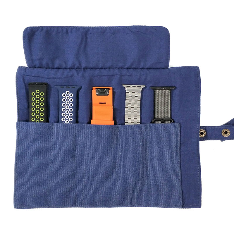 Nylon Watchband Packing Bag For Apple Watch Band Box Canvas Travel Storage Bag For Watch strap