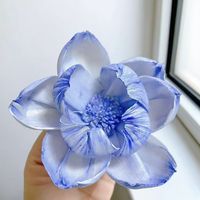 Bunga Peony Kertas Beras Awet Bunga Kering Abadi Buatan Tangan Dekorasi Pernikahan Hiasan Rumah Bunga Peony Sutra Buatan Pabrik Yunnan
