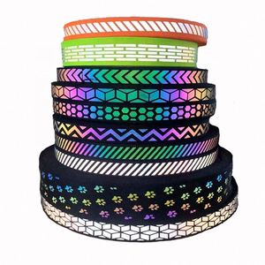 Custom Printed logo Nylon Strap <b>Webbing</b> Suppliers for Pet Dog Collars and Leash - Product Image 4