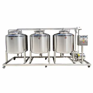 Food grade stainless steel 1000L Cip beer tanks system cleaning in place system washing machine cleaning in place system