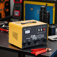 Chargeur de batterie de voiture industriel E-ANKE 12V/24V 38A/35A DC, démarreur 180A, adaptateur de batterie automobile haute puissance 750W/1300W CB-70