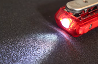 Guía de tráfico Ciclismo nocturno Recargable Led Intermitente Clip DE SEGURIDAD Luz Sheriff Advertencia Strobe Hombro Flasher