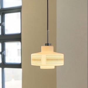 Lámpara colgante estilo crema francés, redonda, E27, LED, de una sola cabeza, para dormitorio, comedor, decoración del hogar - Product Image 4