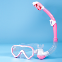 Masques de plongée professionnels pour enfants MASK400, masques d'entraînement avec tube de plongée, verres en verre trempé anti-buée, logo personnalisable pour enfants