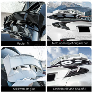 Alerón Trasero para Toyota CH-R, Extensión Grande para Techo de Maletero, Cubierta Decorativa, Accesorios para Auto CHR 2016-2019, Estilo Carbono - Product Image 5