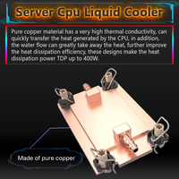 Refroidisseur d'eau pour processeur pour serveur 1U 2U LGA4189 4677, dissipateur thermique AIO, refroidisseur liquide pour processeur, dissipateur thermique refroidi par eau pour processeur