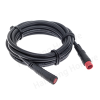 Câble d'extension Julet Ebike mâle-femelle 2/3/4/5/6 broches avec connecteur étanche pour affichage, accélérateur et frein