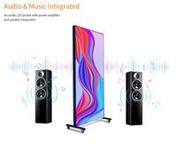 Affichage LED mobile Panneau d'affichage transparent Panneaux LED P8 Écran d'affichage transparent LED