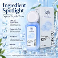 Tonique facial au peptide de cuivre bleu GHK-Cu fermenté, anti-âge, raffermissant, lissant les rides, hydratant, affinant les pores, réparateur