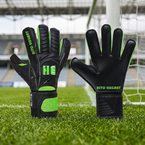 Gants de gardien de but de football de qualité supérieure, fermeture à boucle, adhérence ultime, confortables, séchage rapide - Product Image 3