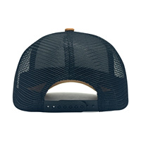 Gorra Deportiva Ajustable de 5 Paneles con Logotipo Personalizado Bordado, de Malla y Gamuza, de Alta Calidad, para Verano, Protección Solar, Transpirable, Venta al Por Mayor