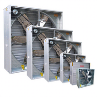 Ventilateur d'extraction pour élevage avicole à haut débit d'air, ventilateur de ventilation pour serre, ventilateur mural robuste