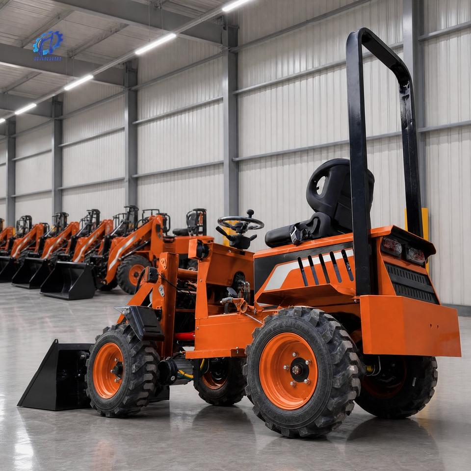 Factory Direct 400kg Mini Wheel Loader 4x4 Diesel or Electric CE EPA ...