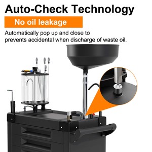 Extracteur d'<span class=keywords><strong>huile</strong></span> usagée pneumatique 100L avec boîte à outils pour équipement de véhicule - Product Image 2