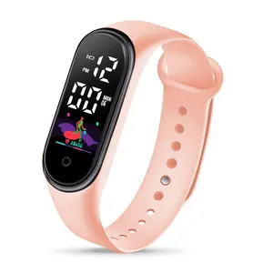 Лидер продаж, недорогие цветные спортивные часы mi 8 band с сенсорным экраном, водонепроницаемый электронный браслет, светодиодные цифровые часы