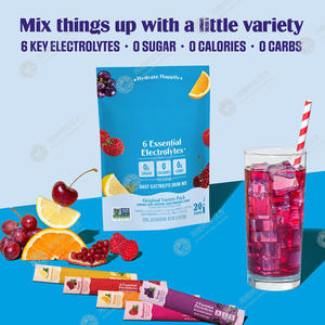Bolsitas de polvo de electrolito natural Suplementos deportivos Equilibrio Sin azúcar Etiqueta privada Halal FSSAI Aprobado al por mayor - Product Image 3