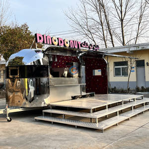 Concession Trailer Camion de restauration mobile Four à pizza entièrement équipé Remorque de restauration rapide avec cuisine complète - Product Image 1
