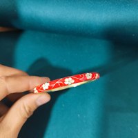 Gelang Wanita Etnik Vintage Berbahan Paduan Logam Anti Luntur, Berlapis Emas 18K, Motif Tetesan Minyak Warna-warni, Relief Bunga Zirkon, Cloisonne