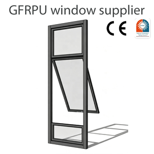 Fenêtre à ouverture vers l'extérieur en polyuréthane renforcé de fibre de verre (FRP) à <span class=keywords><strong>double</strong></span> <span class=keywords><strong>vitrage</strong></span> pour projet résidentiel de villa - Product Image 5