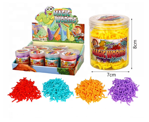 <span class=keywords><strong>Juguete</strong></span> de oruga de simulación realista Magic Worm: material suave y seguro, no tóxico, para niños pequeños - Product Image 1