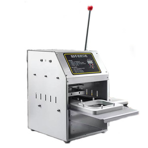 Electric Operated Take Out Food Packaging Machine Plastic Fast Food Box Container Sealing Machine