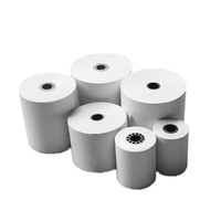 Venta caliente 80X60 rollo de papel de recibo térmico para supermercados embalaje de cartón de oficina personalizado solo papel de caja registradora OEM ODM