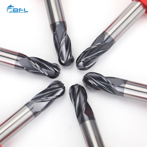 BFL <strong>Tungsten</strong> <strong>Carbide</strong> 4 Flutes Ball Nose <strong>End</strong> <strong>Mill</strong> For Steel - Product Image 6