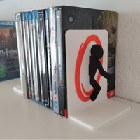 Grand porte-livres en plastique au design moderne pour l'organisation du bureau des enfants et le support d'étagère de salon