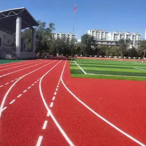 Bagnato versare permeabile flessibile epdm granuli di gomma pavimentazione pavimentazione sportiva pavimentazione acrilica per campo da tennis pista da corsa tartan