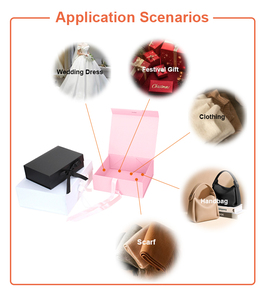 Tùy chỉnh màu Đỏ ủng hộ đám cưới hộp với đóng mở nắp từ - Product Image 6