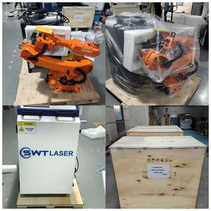 鋼工業用<span class=keywords><strong>CNC</strong></span>精密溶接用の6軸を備えたロボット自動レーザー溶接機 - Product Image 4