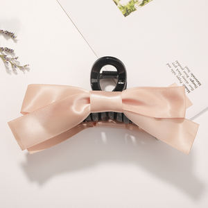 Clips de mâchoire de griffe de <span class=keywords><strong>cheveux</strong></span> de noeud d'arc noir pour les pinces antidérapantes de <span class=keywords><strong>cheveux</strong></span> minces épais pour les femmes filles grands arcs <span class=keywords><strong>Barrette</strong></span> - Product Image 6