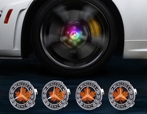 Pour <span class=keywords><strong>Mercedes</strong></span> Benz, lumières de moyeu de roue à lévitation magnétique, Classe C, Classe A, Classe E, E300l, C260l, rétrofit, lumières de roue éclairées - Product Image 6