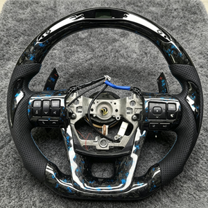 Volante de Fibra de Carbono Forjado Real Hecho a Mano Personalizado para <span class=keywords><strong>Toyota</strong></span> <span class=keywords><strong>Camry</strong></span> L LE XLE SE <span class=keywords><strong>XSE</strong></span> TRD Avalon de 8.ª Generación 2018-2023 - Product Image 3