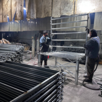 Paneles para Ganado de Alta Resistencia, Diseños de Fábrica, Valla para Corrales de Ganado, Paneles para Ovejas y Cabras con Puerta