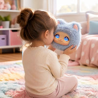 Peluche IA Mignonne Interactif Intelligent, Animal en Peluche Doux et Moelleux Parlant avec Rembourrage en Coton PP, Hauteur 0-10cm, Cadeau pour Enfants
