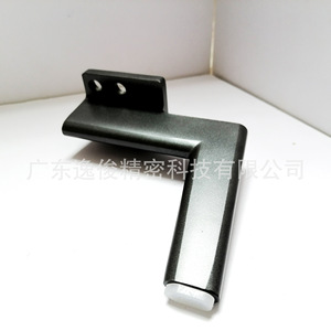 Yijun Right Angle L Shape Aluminum Alloy Furniture <b>Legs</b> Graphite Black Heavy Duty Modern Minimalist Cabinet <b>Sofa</b> Support - Product Image 4