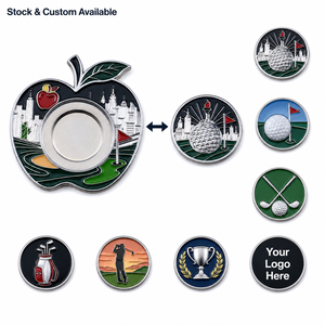 Marcador Magnético de Bola de Golf con Marcador Central Extraíble, Diseño de Doble Cara para Recuerdos de Golf - Product Image 5