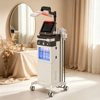 Analyseur de peau professionnel, dermabrasion à l'oxygène, élimination de l'acné, jet d'oxygène, machine de beauté pour le rajeunissement de la peau
