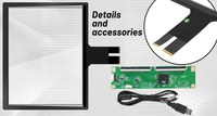 Service tout-en-un, écran tactile capacitif multi-touch de 10,1 à 65 pouces avec interface USB, nouveauté pour usage professionnel
