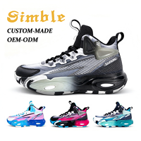 Chaussures de sport décontractées pour hommes, fabriquées sur mesure, résistantes à l'usure, antidérapantes, en caoutchouc, à lacets, style basket-ball