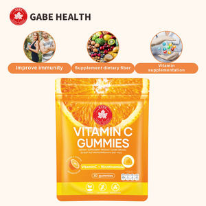 Gummies à la vitamine C, extrait naturel de fruits, antioxydant, favorise l'absorption du fer, soutient la vitalité de la peau, complément quotidien pour les amateurs de beauté - Product Image 1