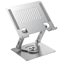 Support pliable pour tablette PC avec rotation à 360° °   Support rotatif réglable pour tablette iPad, support pivotant pour iPad grand format, pour la maison et le bureau