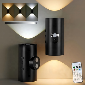 Veilleuses LED modernes 3 CCT avec capteur de luminosité, luminosité réglable, détecteur crépusculaire, rechargeables, murales, pour chambre, alimentées par batterie, intelligentes et dimmables - Product Image 1