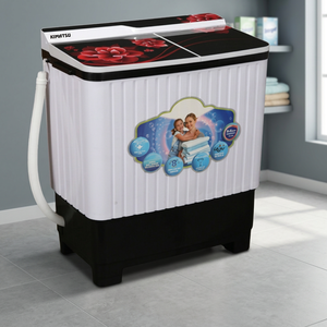 Lavadora/Secadora Semiautomática Todo en Uno WM7500, Tambor de Acero Inoxidable, Carcasa de Plástico, Carga Superior, Capacidad de 7 kg, Uso Doméstico, Nueva - Product Image 2